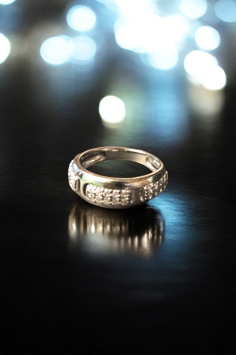 Silver Hoop Ring