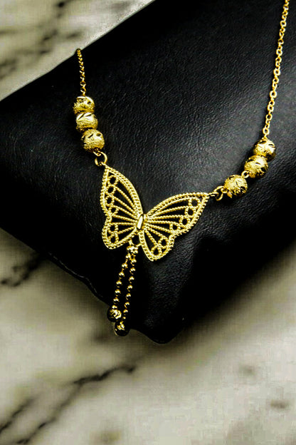 Golden Butterfly Necklace