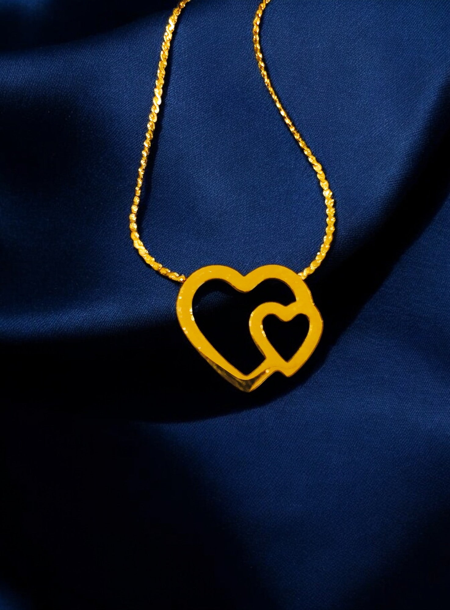 Double Heart Pendant - The Glimor