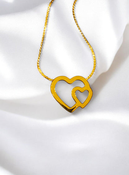 Double Heart Pendant - The Glimor